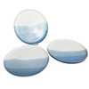 A Home Like Alice Ombre Blue Wash Ceramic Dinner Plate Set (4-Piece)